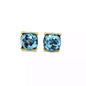 2/$20 Light Blue Square Glitter Stud Earrings